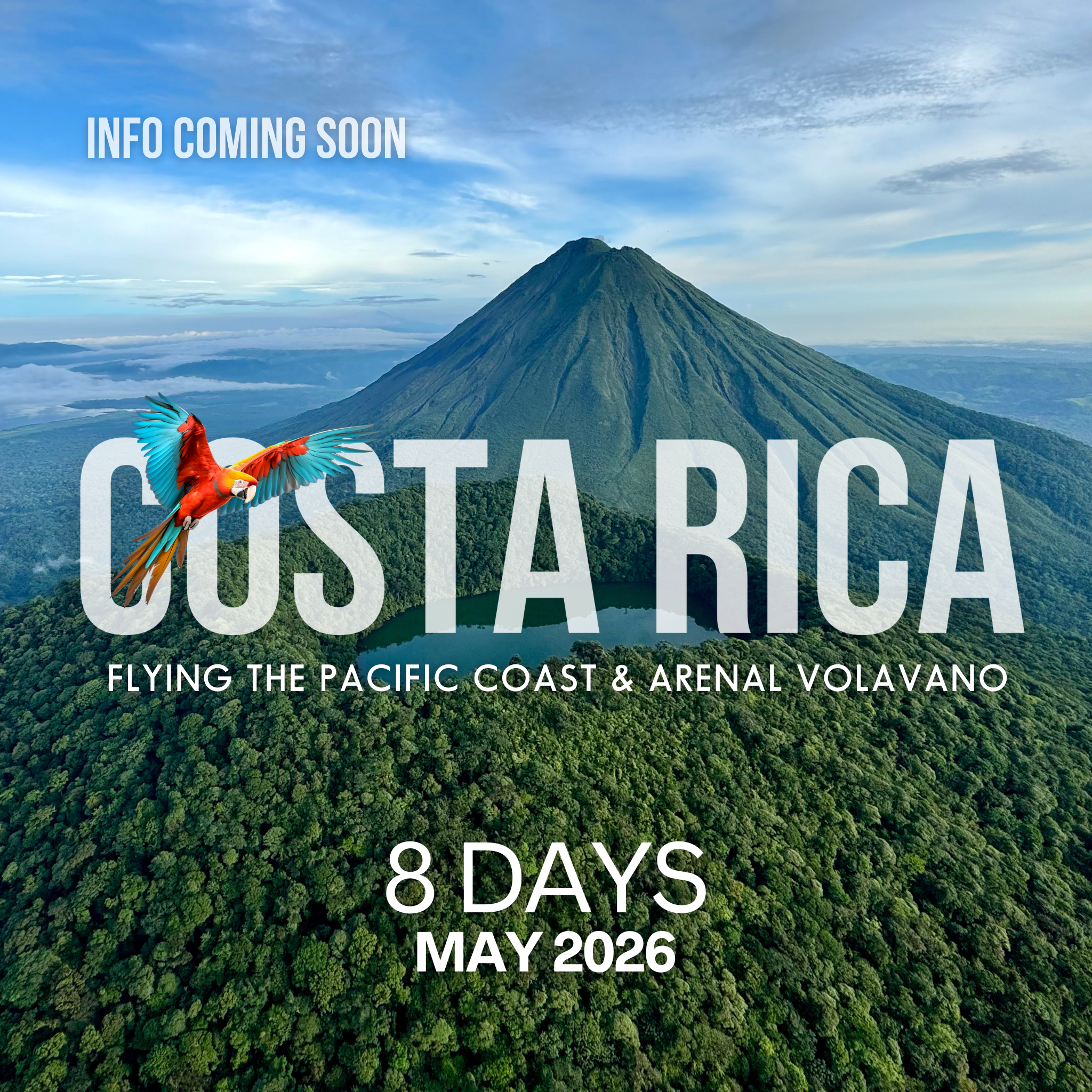 COSTA RICA Pacific Coast & Arenal Volcano